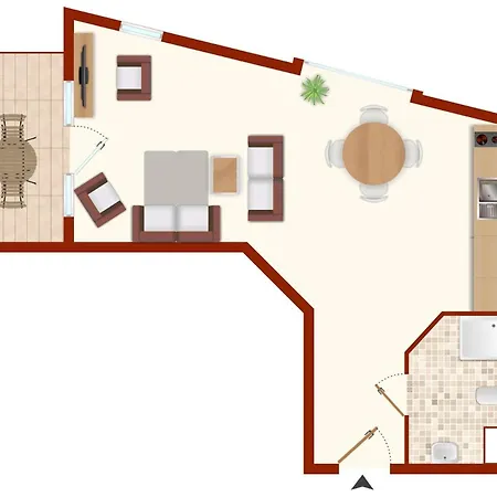 Apartment Strandhotel Nr 27